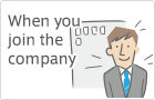 When you join the company