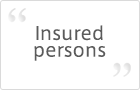 Insured persons
