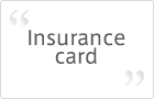 Insurance card